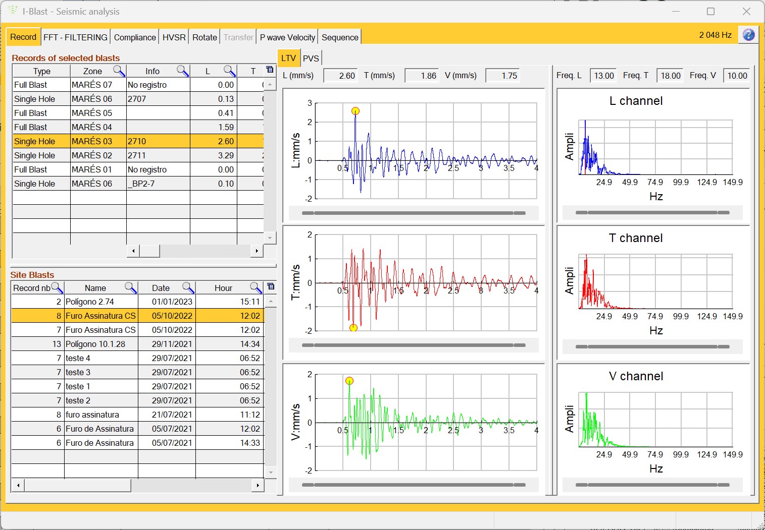 Seismic analysis