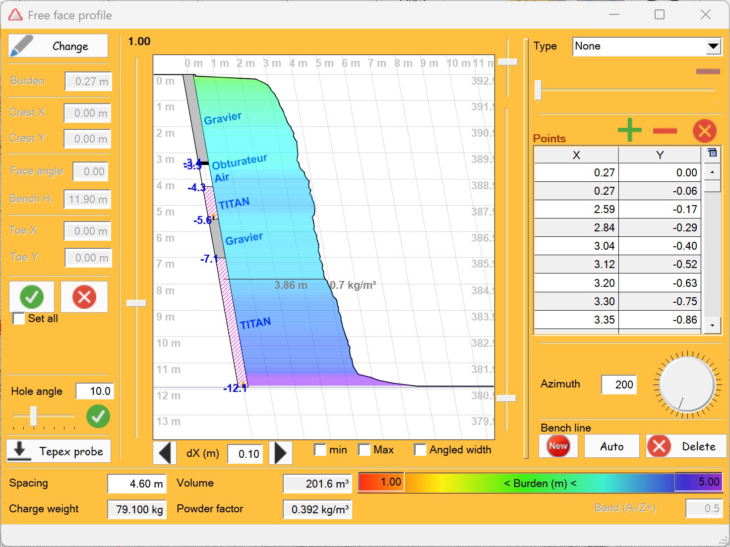 Profile import interface