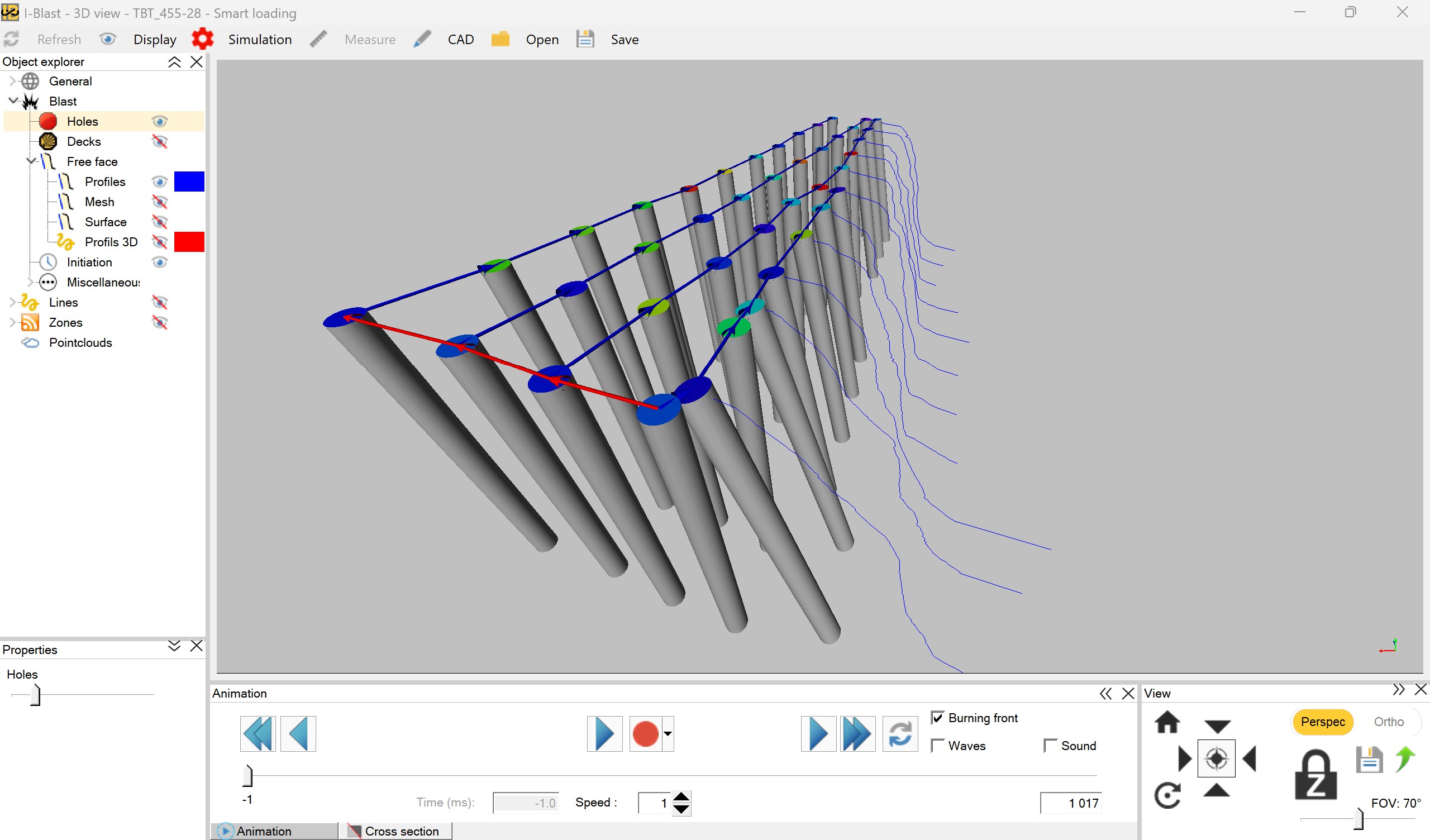 Profile visualization