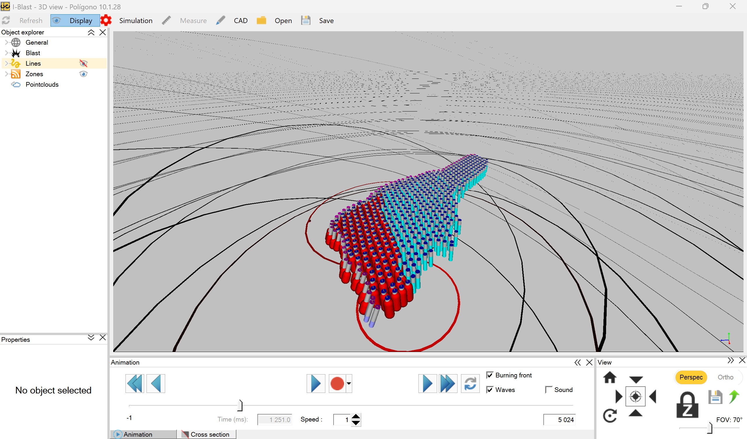 3D blast visualization